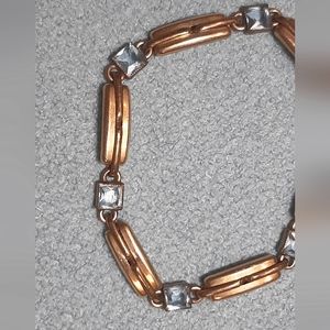 Albion Craft Company | Gold & Aquamarine Link Bracelet